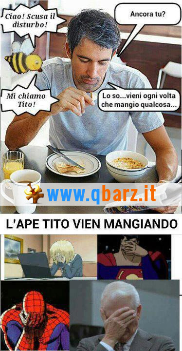 L'ape Tito vien mangiando