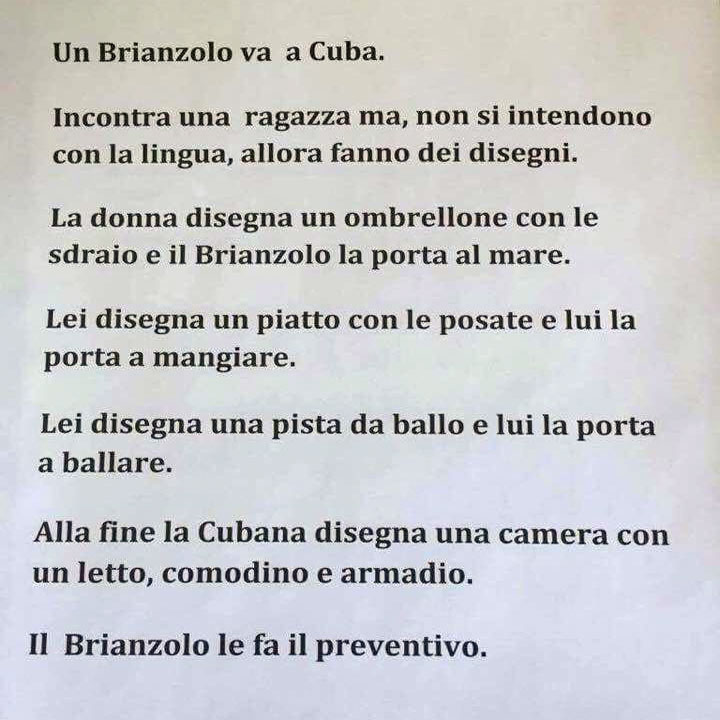 Il brianzolo a Cuba