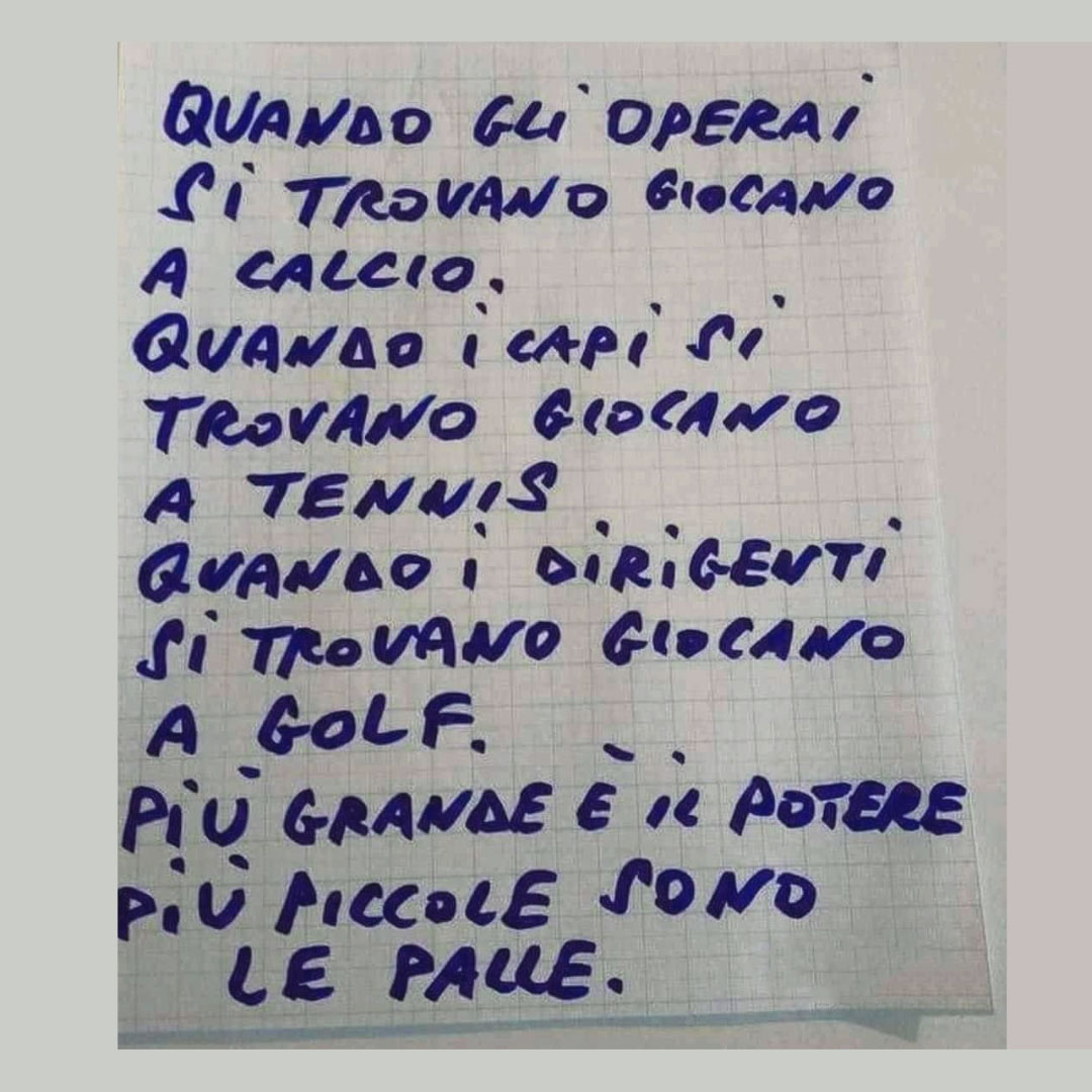 Operai, capi e dirigenti