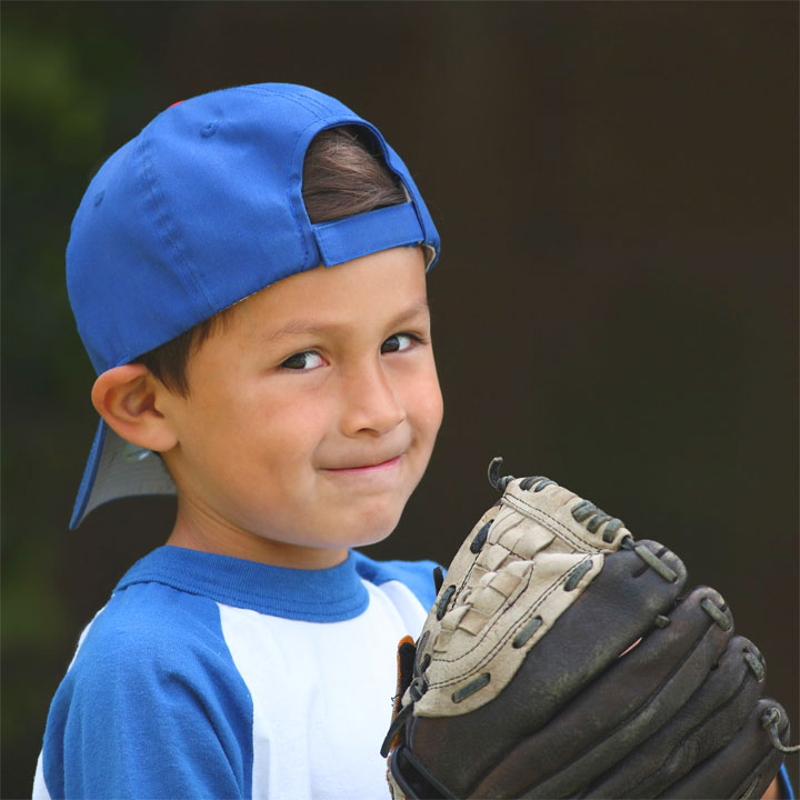 Mazza e guantone da baseball