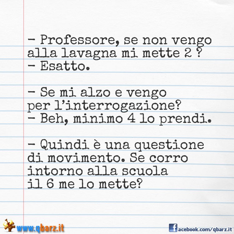 Interrogazione a scuola